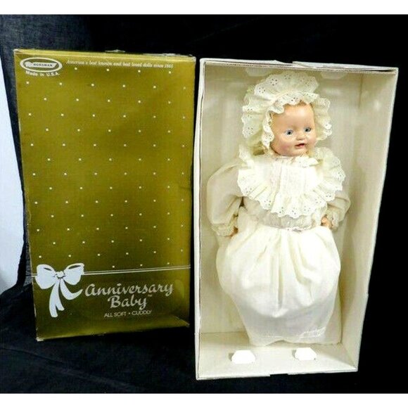 New Horsman Vintage 1985 Anniversary Doll All Soft Cuddly Antique Reproduction - Picture 6 of 16